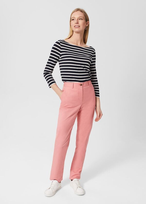 hobbs Courtney Chino Pink