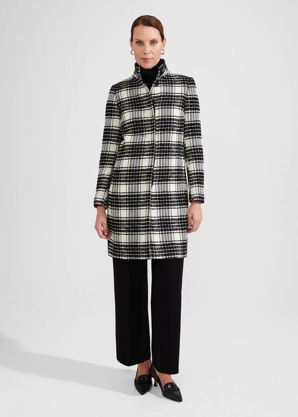 hobbs Dani Coat Black Ivory
