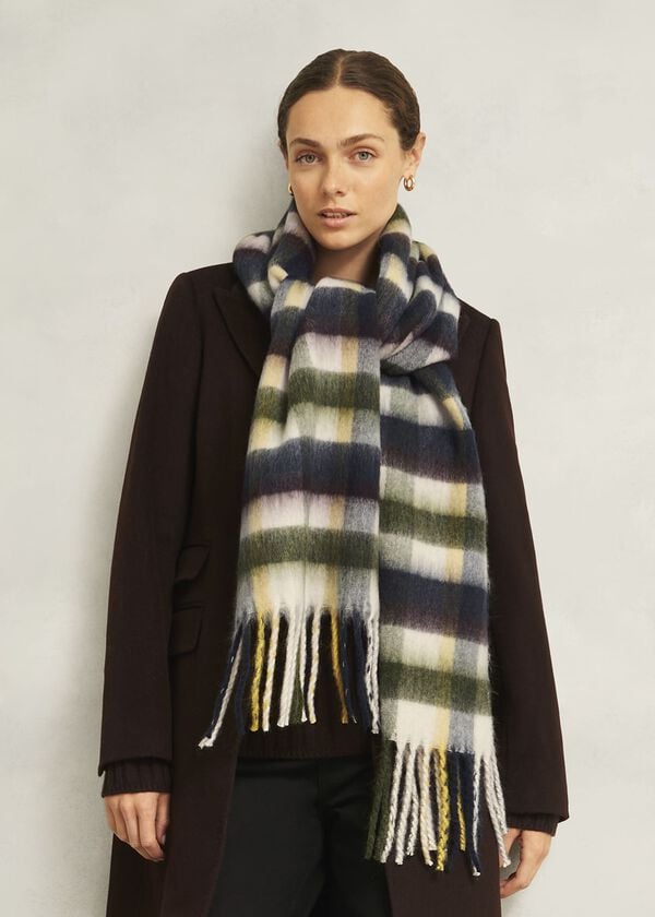 Hobbs Danica Scarf Cream Multi