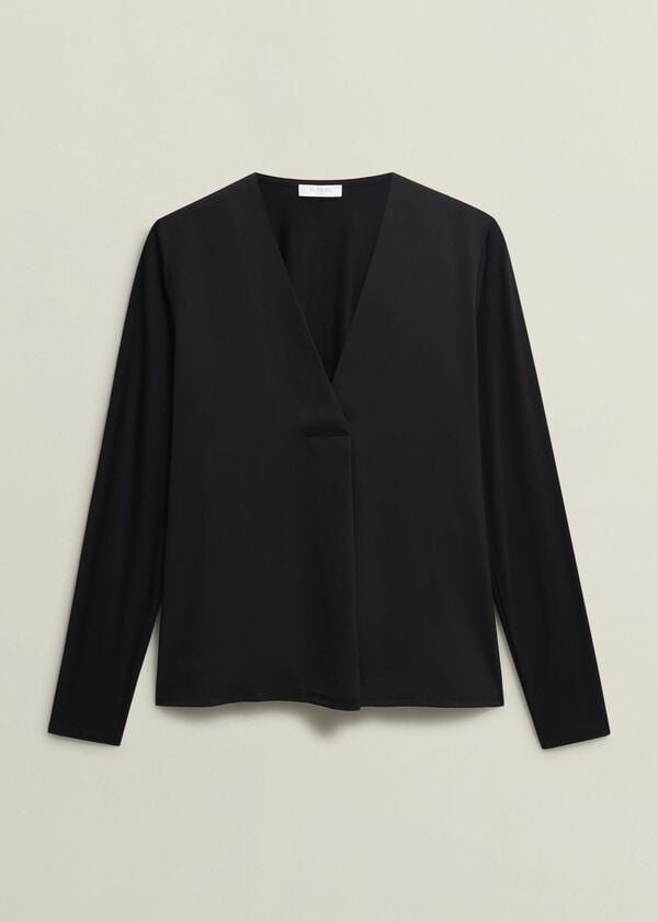 Hobbs Danika Blouse Hobbs Black