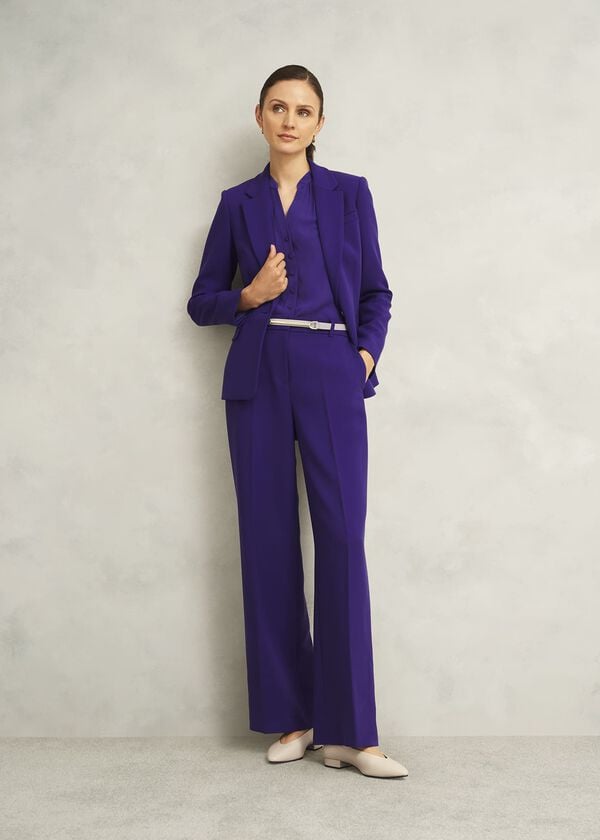 Hobbs Daphne Leather Waist Belt Light Beige