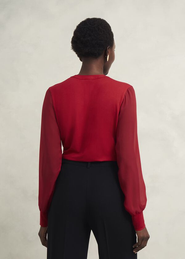Hobbs Darcey Top Pomegranate Red