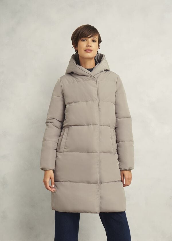 hobbs Darla Puffer Buff Grey