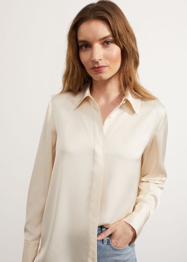 Hobbs Darwell Shirt Buttercream
