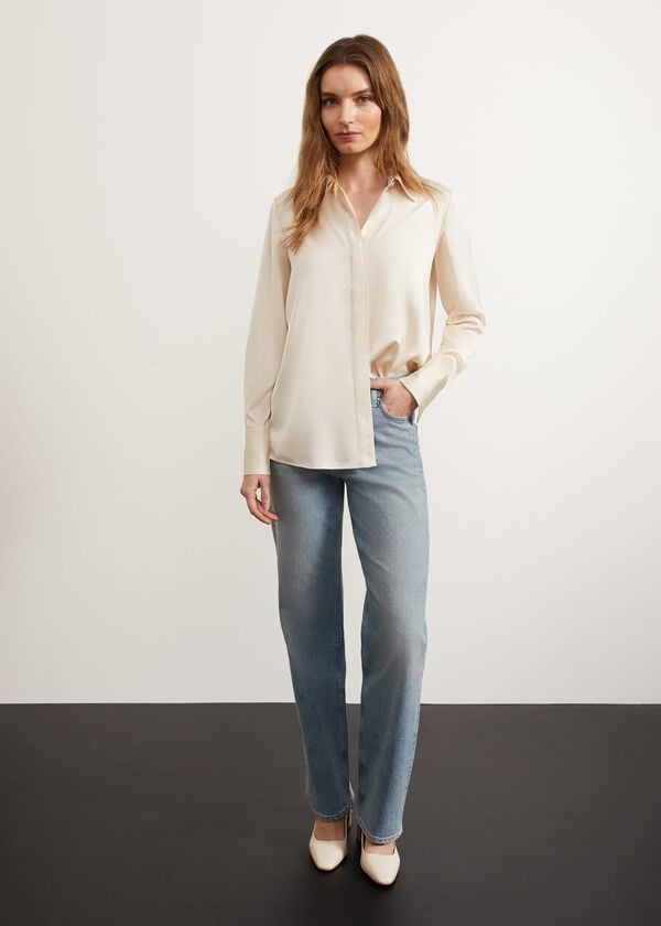 hobbs Darwell Shirt Buttercream