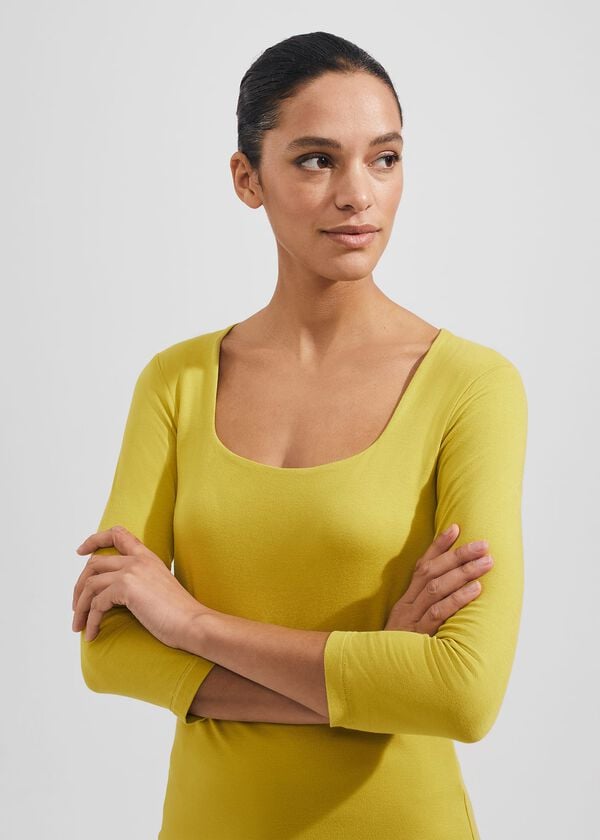Hobbs Debbie Top Light Olive