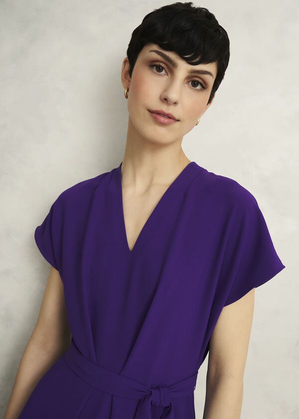 Hobbs Derwent Dress Hyacinth Purple