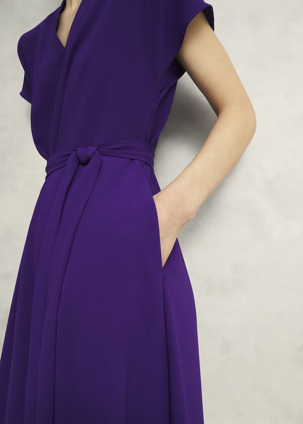 Hobbs Derwent Dress Hyacinth Purple