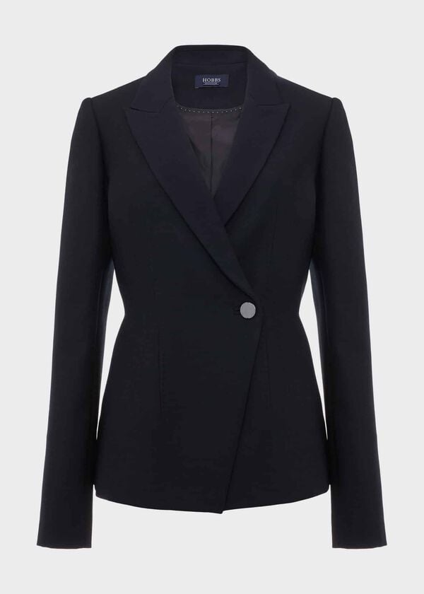 Hobbs Diana Wool Jacket Black