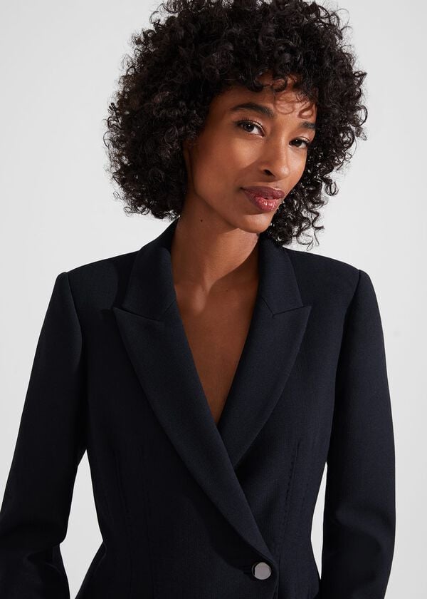 Hobbs Diana Wool Jacket Black