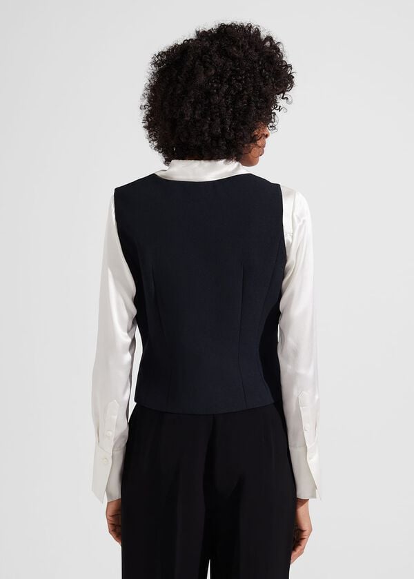 Hobbs Diana Wool Waistcoat Black
