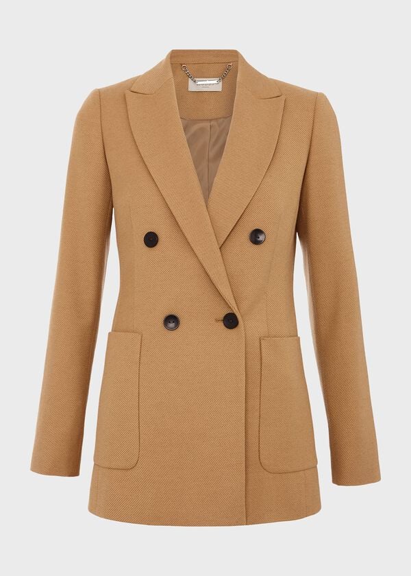 Hobbs Digby Jacket With Wool Camel