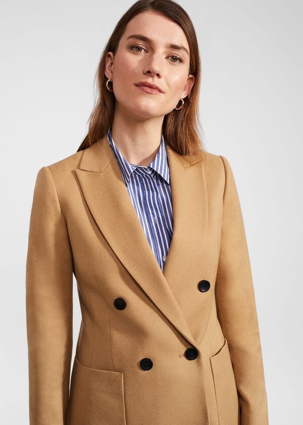 Hobbs Digby Jacket With Wool Camel