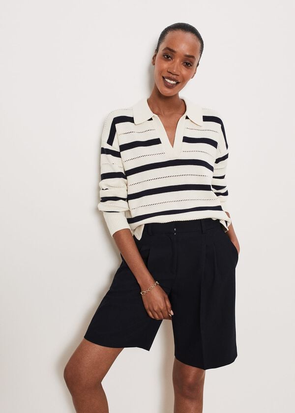 Hobbs Digby Shorts Navy