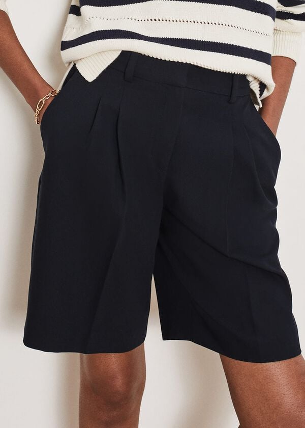 Hobbs Digby Shorts Navy