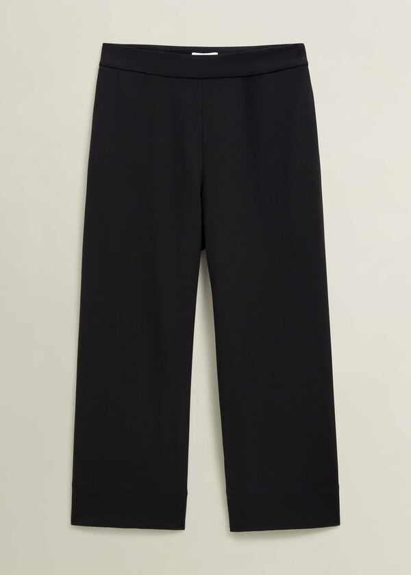 Hobbs Dina Crop Trousers Black