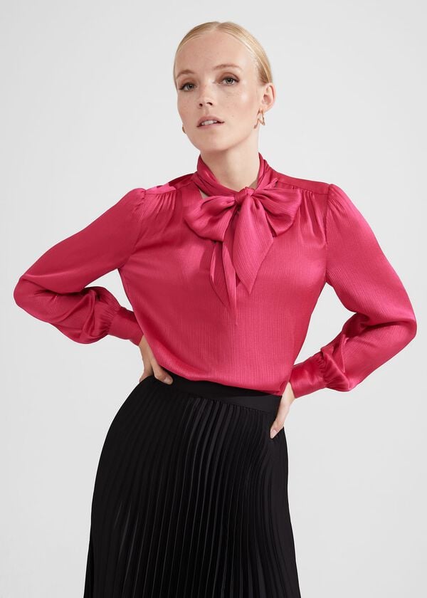 Hobbs Dorset Blouse Pink