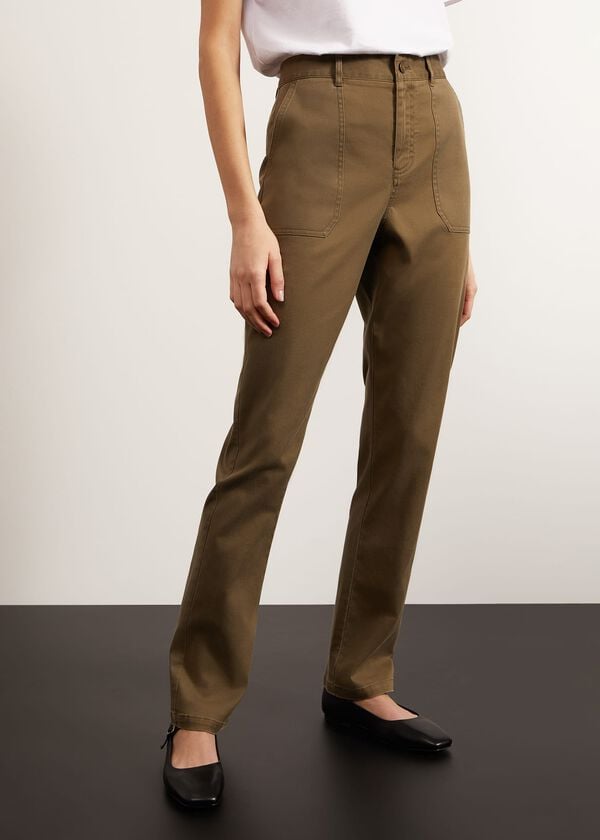 Hobbs Earlwood Cargo Dark Khaki