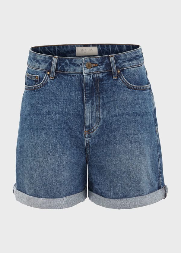 Hobbs Edeline Shorts Mid Wash