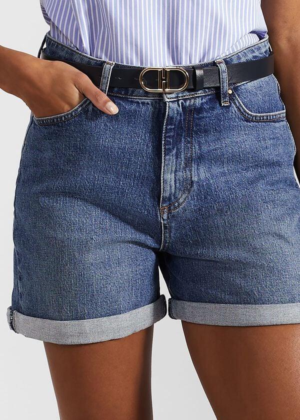 Hobbs Edeline Shorts Mid Wash