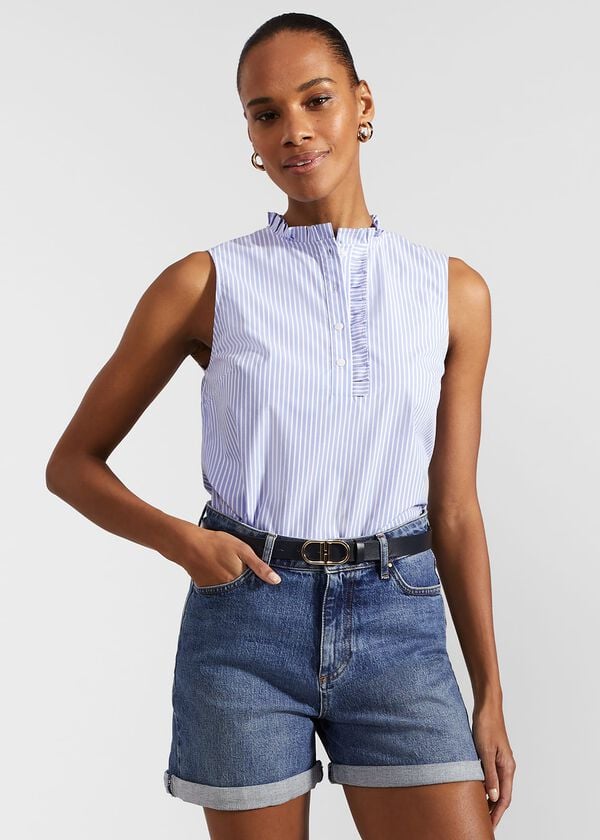 hobbs Edeline Shorts Mid Wash