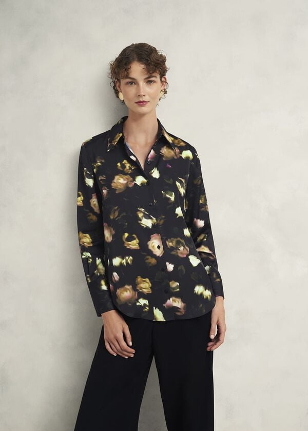 hobbs Eden Shirt Black Multi