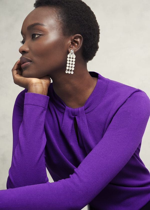 Hobbs Effie Jumper Amaranth Purple