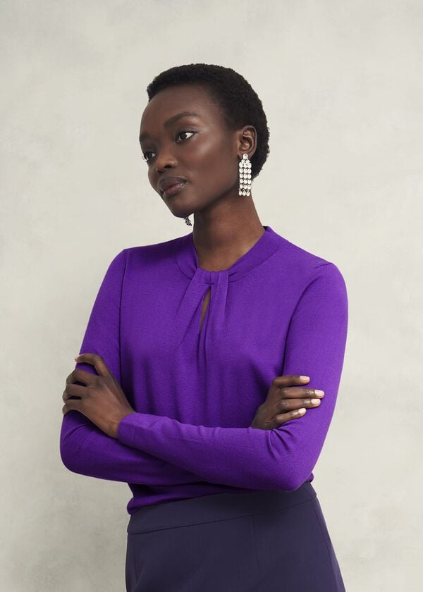 hobbs Effie Jumper Amaranth Purple