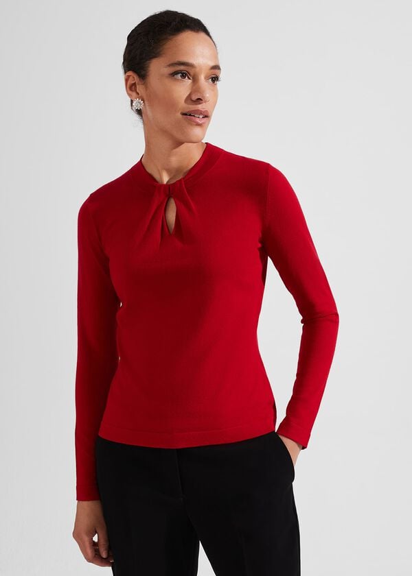 hobbs Effie Jumper True Red