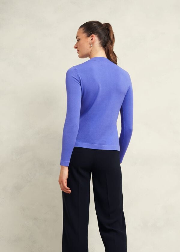 Hobbs Effie Knitted Jumper Regatta Blue