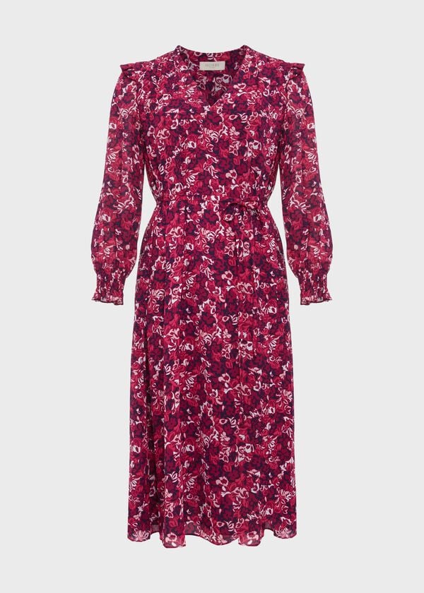 Hobbs Elaina Dress Purple Multi