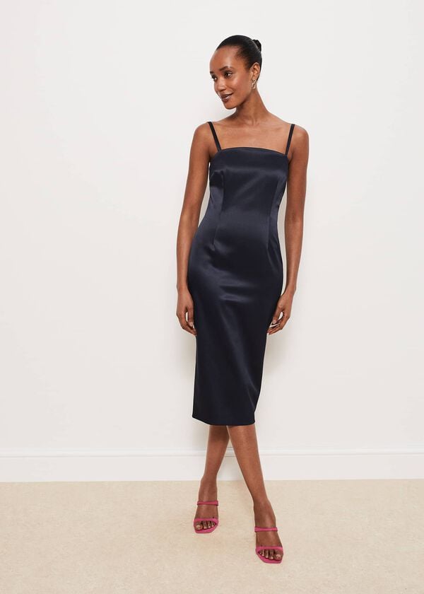 Hobbs Eliot Dress Hobbs Navy