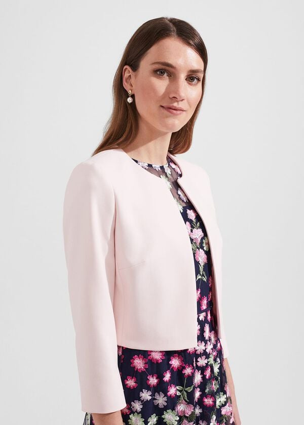 Hobbs Elize Jacket Pale Pink