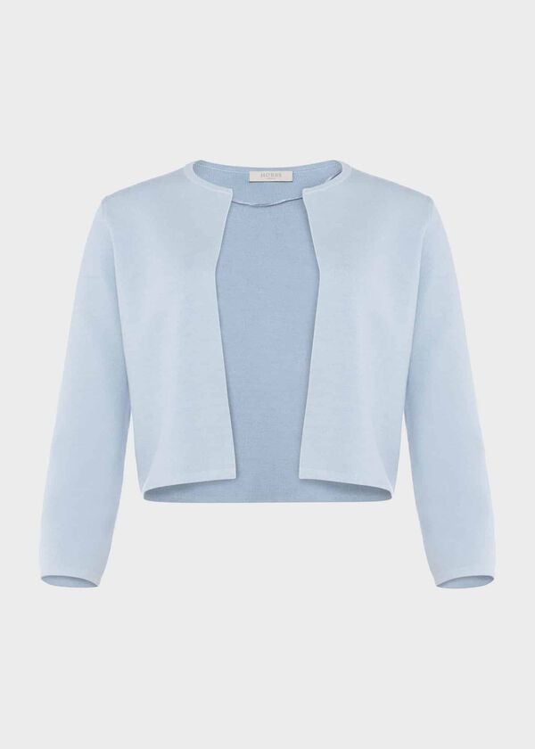 Hobbs Ella Cardigan Pale Blue