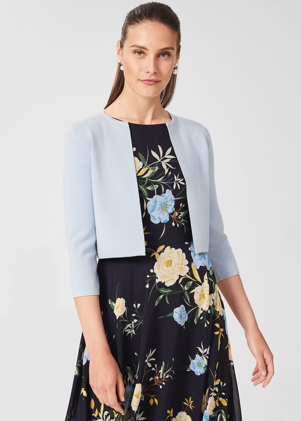 hobbs Ella Cardigan Pale Blue