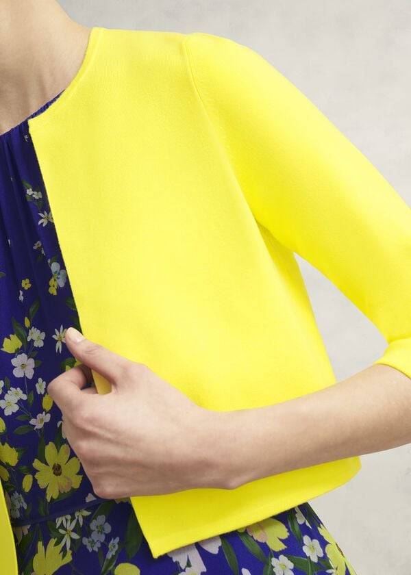 Hobbs Ella Cardigan Verbena Yellow