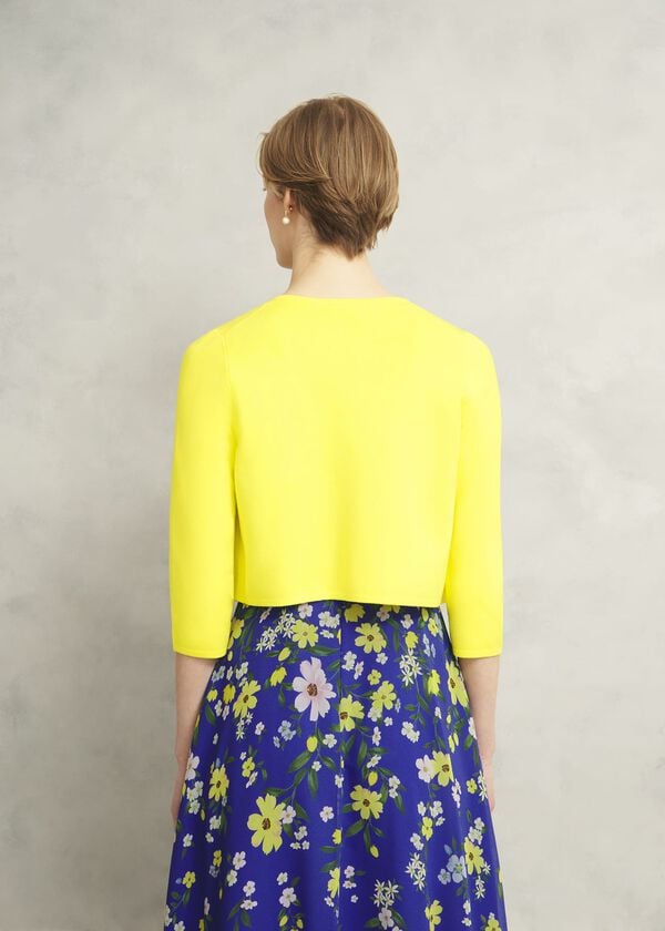 Hobbs Ella Cardigan Verbena Yellow
