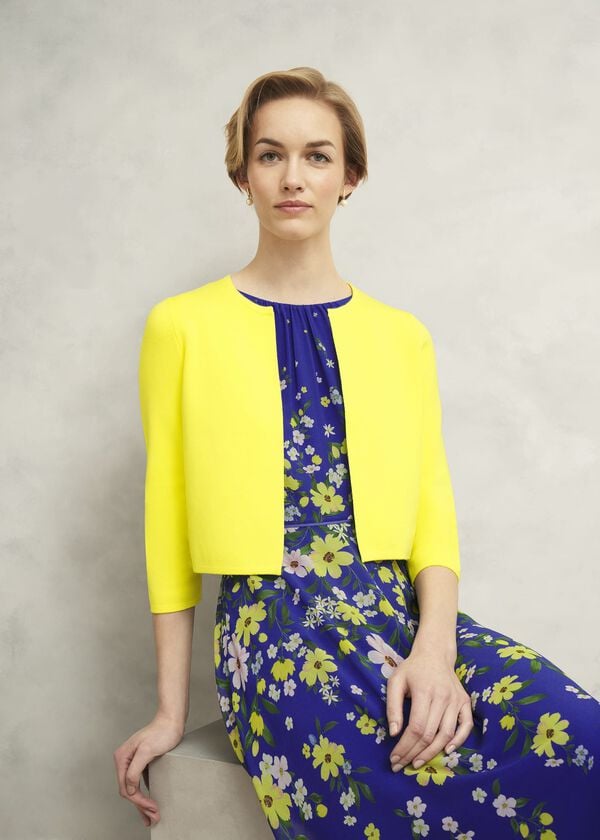 hobbs Ella Cardigan Verbena Yellow