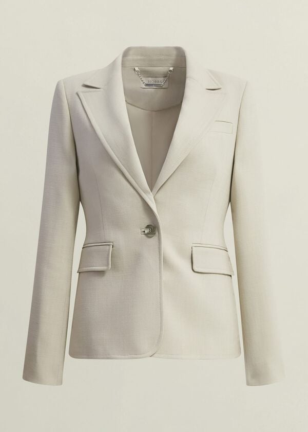 Hobbs Ellen Jacket Buff Grey