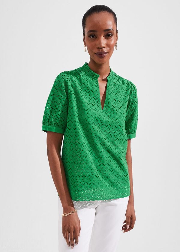 hobbs Ellis Top Fresh Green