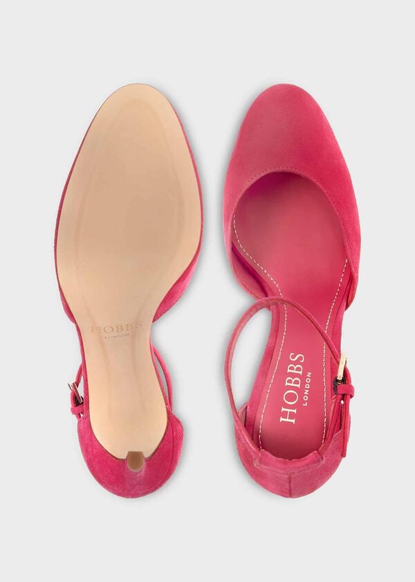 Hobbs Elliya Court Shoes Bright Pink