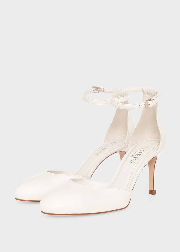 Hobbs Elliya Court Shoes Ivory