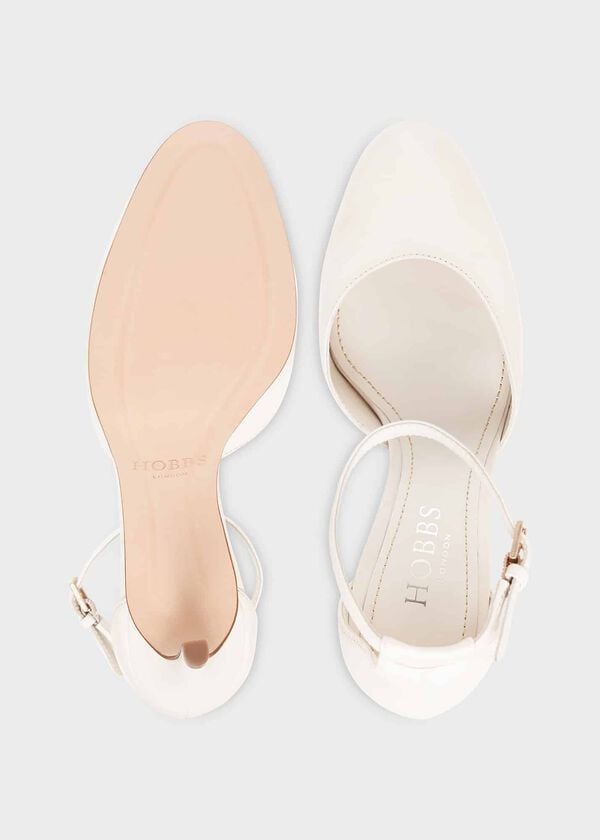 Hobbs Elliya Court Shoes Ivory