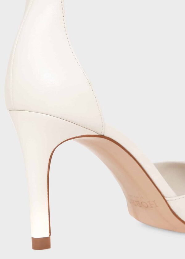Hobbs Elliya Court Shoes Ivory
