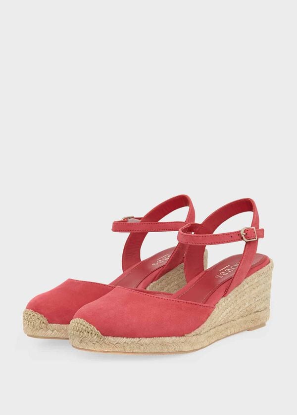 Hobbs Elodie Espadrille Wild Berry Pink