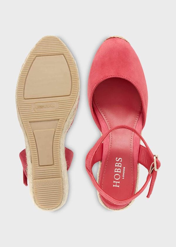 Hobbs Elodie Espadrille Wild Berry Pink