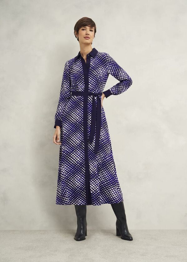 hobbs Elodie Shirt Dress Multi