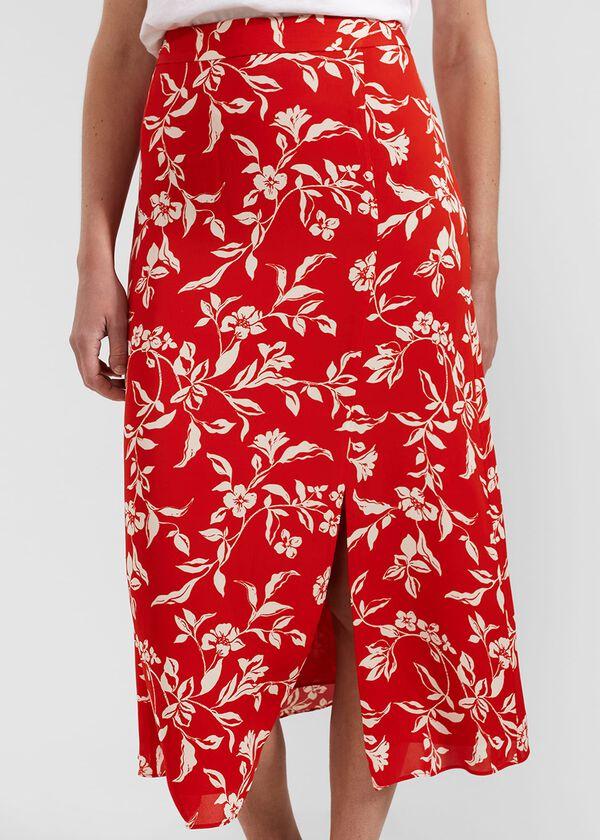 Hobbs Eloise Skirt Red Buttercream