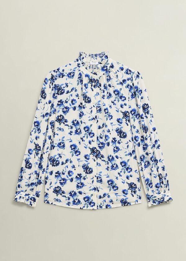 Hobbs Elspeth Blouse Ivory Multi