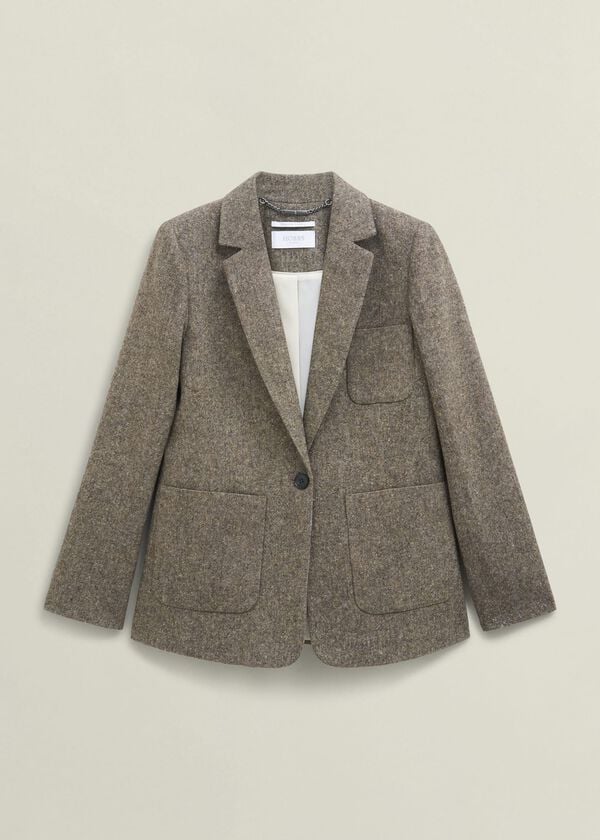 Hobbs Elvie Jacket Brown Multi